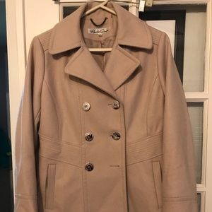 Kenneth Cole wool waist length coat